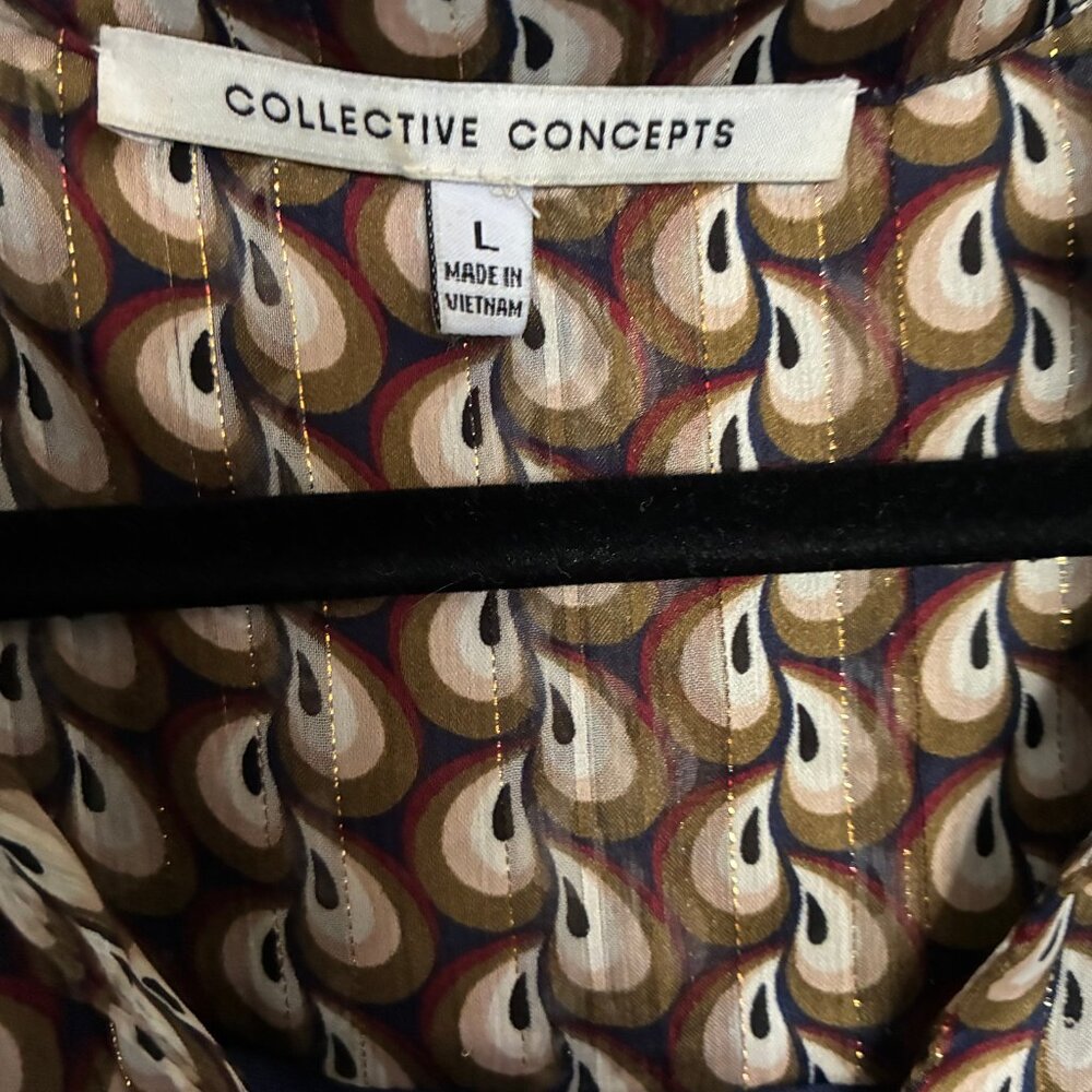Collective Concepts Print Dress Size L - Picture 7 of 9